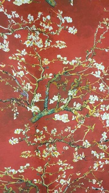 Exclusieve stof voor tafeltextiel Van Gogh Amandelbloesem
