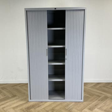 Schaffenburg roldeurkast vv 4 legborden  198x120x45 cm, Ophalen of Verzenden, Gebruikt