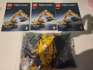 Lego Set - Technic - LEGO Technic – 8043 Motorized Excavator, Nieuw