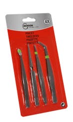 Set pincetten (4 stuks) voor nauwkeurig werk, Ophalen of Verzenden, Nieuw