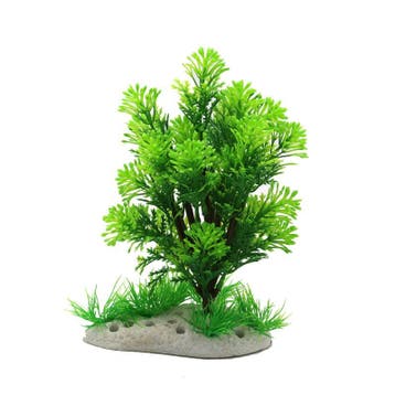 Kunstplant struik met gras OS-248 - aquarium decoratie, Ophalen of Verzenden, Nieuw