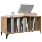 vidaXL Platenkast 100x38x48 cm bewerkt hout artisanaal, Verzenden, Nieuw