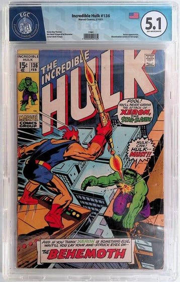 Incredible Hulk #136 - EGC 9.8 - 1 Graded comic - Eerste, Boeken, Nieuw