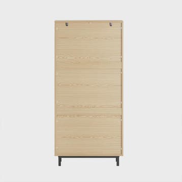 SoBuy FSR155-N Smalle Schoenenkast met 3 Klepkasten en 6 Pla, Verzenden, Nieuw
