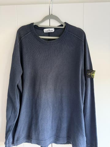 Stone Island Sweater – Navy – Maat L, Maat 52/54 (L), Stone Island, Gedragen, Verzenden