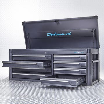 Datona Gereedschapskist tech-line 125 cm - Datona - Zwart, Ophalen of Verzenden, Nieuw