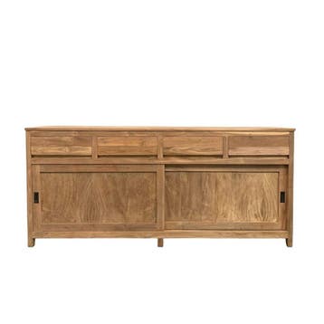 Strak modern dressoir met schuifdeuren -  200 cm, Ophalen of Verzenden, Nieuw