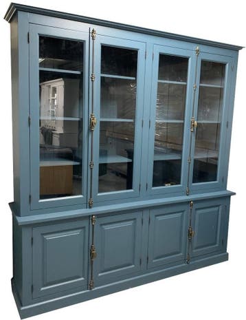 Buffetkast Alkmaar oud blauw 225 x 230cm espagnoletsluiting, Huis en Inrichting, Kasten | Buffetkasten, Ophalen of Verzenden, Nieuw