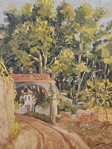 Escuela Impresionista (XX) - Claro en el Bosque