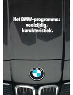 1980 BMW PROGRAMMA BROCHURE NEDERLANDS, Nieuw, BMW, Author