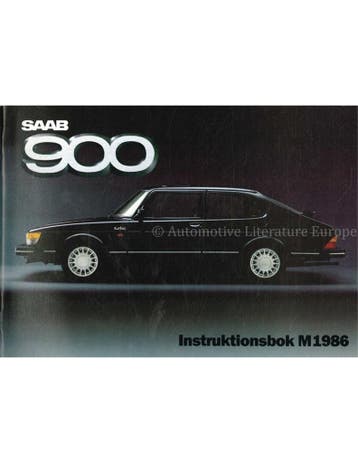 1986 SAAB 900 INSTRUCTIEBOEKJE ZWEEDS, Auto diversen, Handleidingen en Instructieboekjes