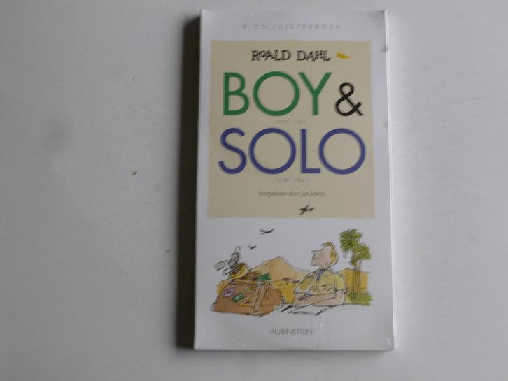 Roald Dahl - Boy & Solo (9 CD Luisterboek) Nieuw, Cd's en Dvd's, Cd's | Nederlandstalig, Zo goed als nieuw, Ophalen of Verzenden