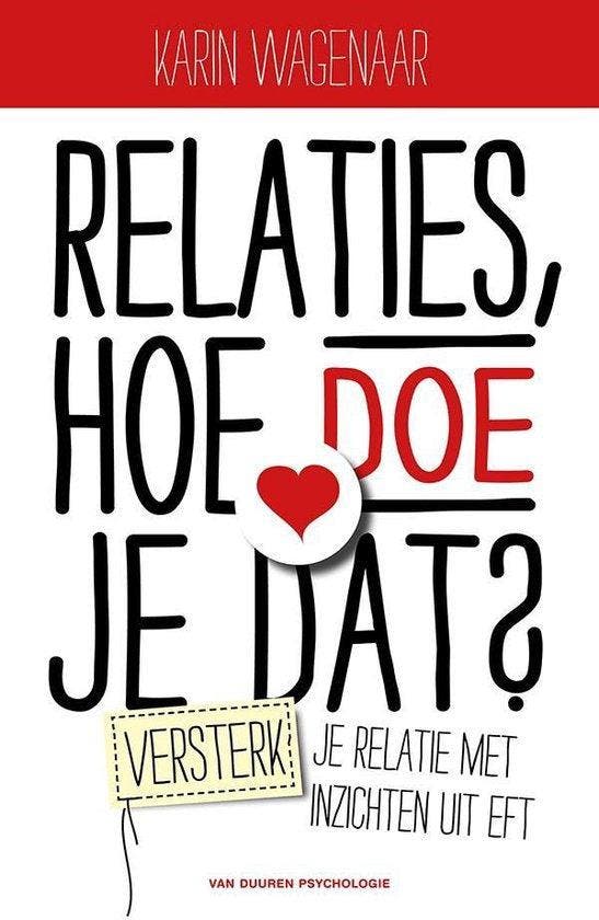 Boek Relaties, hoe doe je dat? 9789089653093, Boeken, Overige Boeken, Zo goed als nieuw, Verzenden