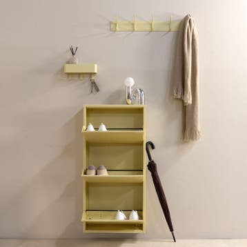 Spinder Design Dax Play 3 wandkapstok - butter yellow, Verzenden, Nieuw