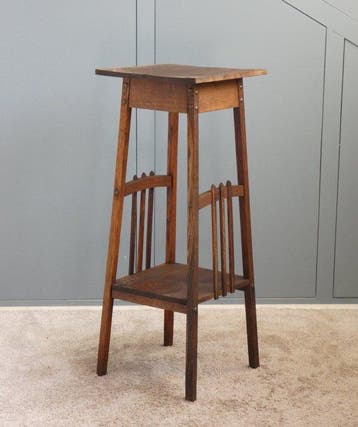 Plantentafel - Hoge Bijzettafel - Eikenhout