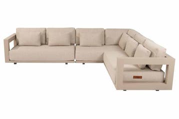 4 Seasons Outdoor Metropolitan loungeset latte lange zijde, Ophalen of Verzenden, Nieuw