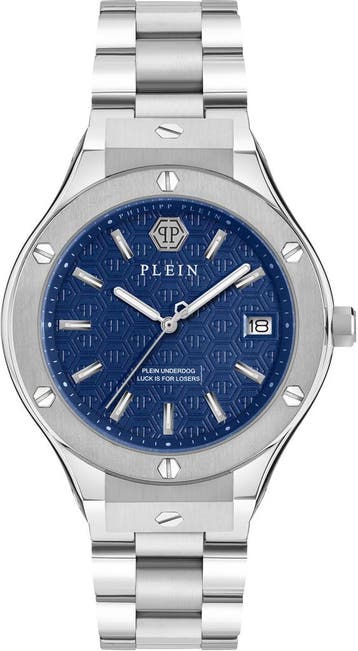 Philipp Plein PWUFA0425 Plein Underdog horloge, Sieraden, Tassen en Uiterlijk, Overige merken, Staal, Verzenden, Polshorloge