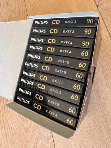 Philips - CD extra 90 High-Bias (Type II / Chrome) Lege, Nieuw