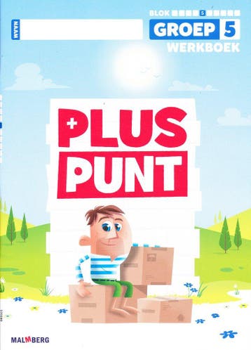 Pluspunt versie 4 Werkboek blok 5 groep 5 (per stuk), Verzenden, Nieuw