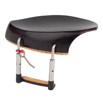 Teller CR-218E violin chinrest Teka-model, ebony, made in, Muziek en Instrumenten, Strijkinstrumenten | Overige, Ophalen of Verzenden