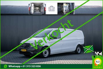 Mercedes-Benz Vito L3H1 | Financial Lease voor 254 p/mnd, Stof, Gebruikt, Overige carrosserieën, Wit
