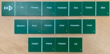 Taaldomino Meervoud Groen 4, Verzenden, Nieuw