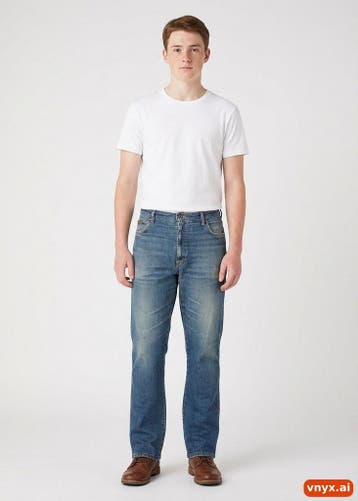 Wrangler Jeans Heren maat WW37 / L 31 Blauw Vintage, Ophalen of Verzenden, Nieuw, Wrangler