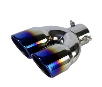 Rond 3 inch dubbel rvs sierstuk rainbow, Ophalen of Verzenden, Nieuw