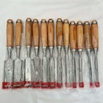 Woodworking Chisel Set (12 pcs) — Chrome Vanadium Steel