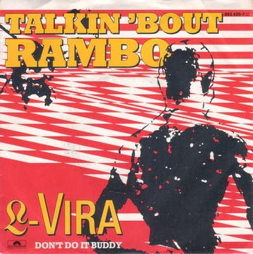 Single vinyl / 7 inch - L-Vira - Talkin Bout Rambo, Verzenden, Zo goed als nieuw, 7 inch, Overige genres