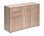 Dressoir Alba MDF-Eiken 107x75x35cm (Meubelen, Interieur), Verzenden