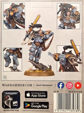 Warhammer 40.000 Space Wolves Ragnar Blackmane (Warhammer, Ophalen of Verzenden, Nieuw