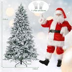 2dekans | Coast kunstkerstboom 210 cm – geflockt, Diversen, Kerst, Ophalen of Verzenden, Zo goed als nieuw