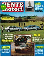 1986 GENTE MOTORI MAGAZINE 06 ITALIAANS, Nieuw, Author