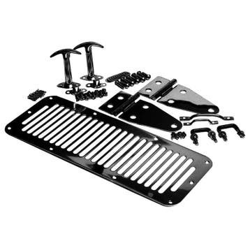 Rampage 1987-1995 Jeep Wrangler(YJ) Hood Set - Black, Auto-onderdelen, Carrosserie en Plaatwerk, Ophalen of Verzenden, Nieuw