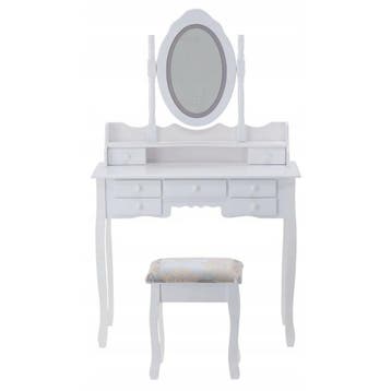 Make-up tafel 7 Lades Kruk | Scherpe Prijs | OP=OP, Ophalen of Verzenden, Nieuw, Vintage