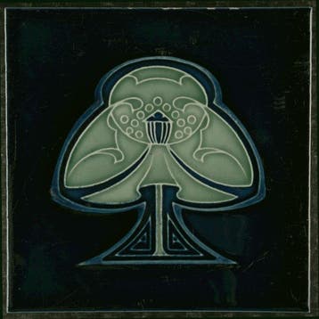 Jugendstil Tegel - Vereinigte Servais-Werke - Art Nouveau -