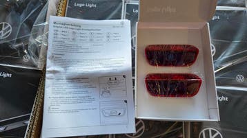 Instapverlichting LED Portier VW Logo Nieuw Origineel Set, Verzenden, Nieuw