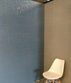 petrol blauwe wandtegels 20x60 met hexagon reliëf, Ophalen, 60 cm of meer, Nieuw, 10 m² of meer