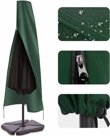 El Jardin - Zweefparasolhoes - groen - 300 cm - parasolbe..., Verzenden, Nieuw