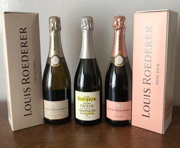 Louis Roederer: Collection 242, Philippe Starck 2009, Rose, Nieuw