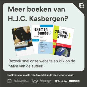 Samengevat havo Aardrijkskunde - H.J.C. Kasbergen, Boeken, Verzenden, Zo goed als nieuw, H.J.C. Kasbergen