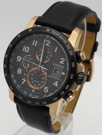 Citizen - Eco-Drive Radio Controlled World Time Chronograph, Nieuw