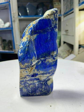 Lapis lazuli en hackmaniet, vrije vormen Gepolijste -