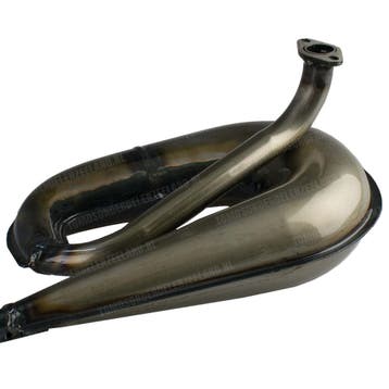 Tomos Uitlaat 25mm Tecno Circuit blank dubbele demper A3..., Ophalen of Verzenden, Nieuw, Tecno