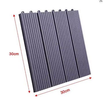 Set van 11 WPC Terrastegels – 30×30 cm met Kliksysteem, Nieuw