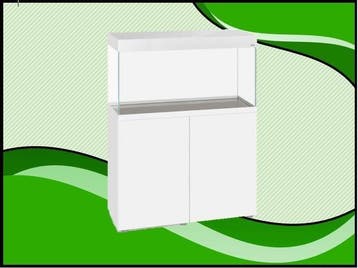 Aquael OptiSet 200 Aquarium Wit - 100cm met meubel, Verzenden, Nieuw, Verlichting of Verwarming