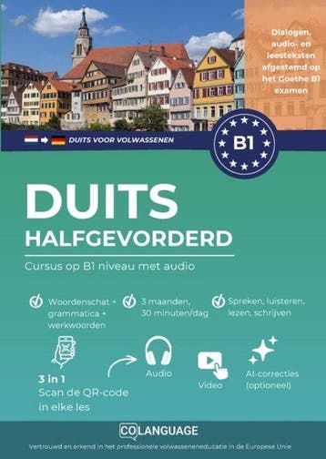9791388253751 Duits B1 halfgevorderd. Cursus op B1-niveau..., Verzenden, Nieuw, Colanguage Academy