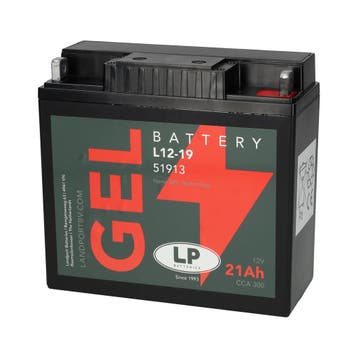 Landport (LP) L12-19 motor GEL accu 12 volt 21,0 ah (51913 -, Ophalen of Verzenden, Nieuw