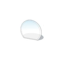 Vloerplaat rond 1200x1050mm glas 6mm, Ophalen of Verzenden, Nieuw